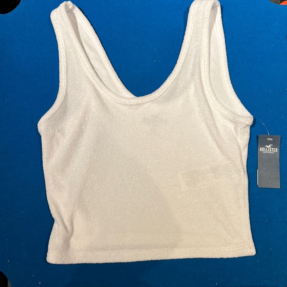 White Hollister tank top!